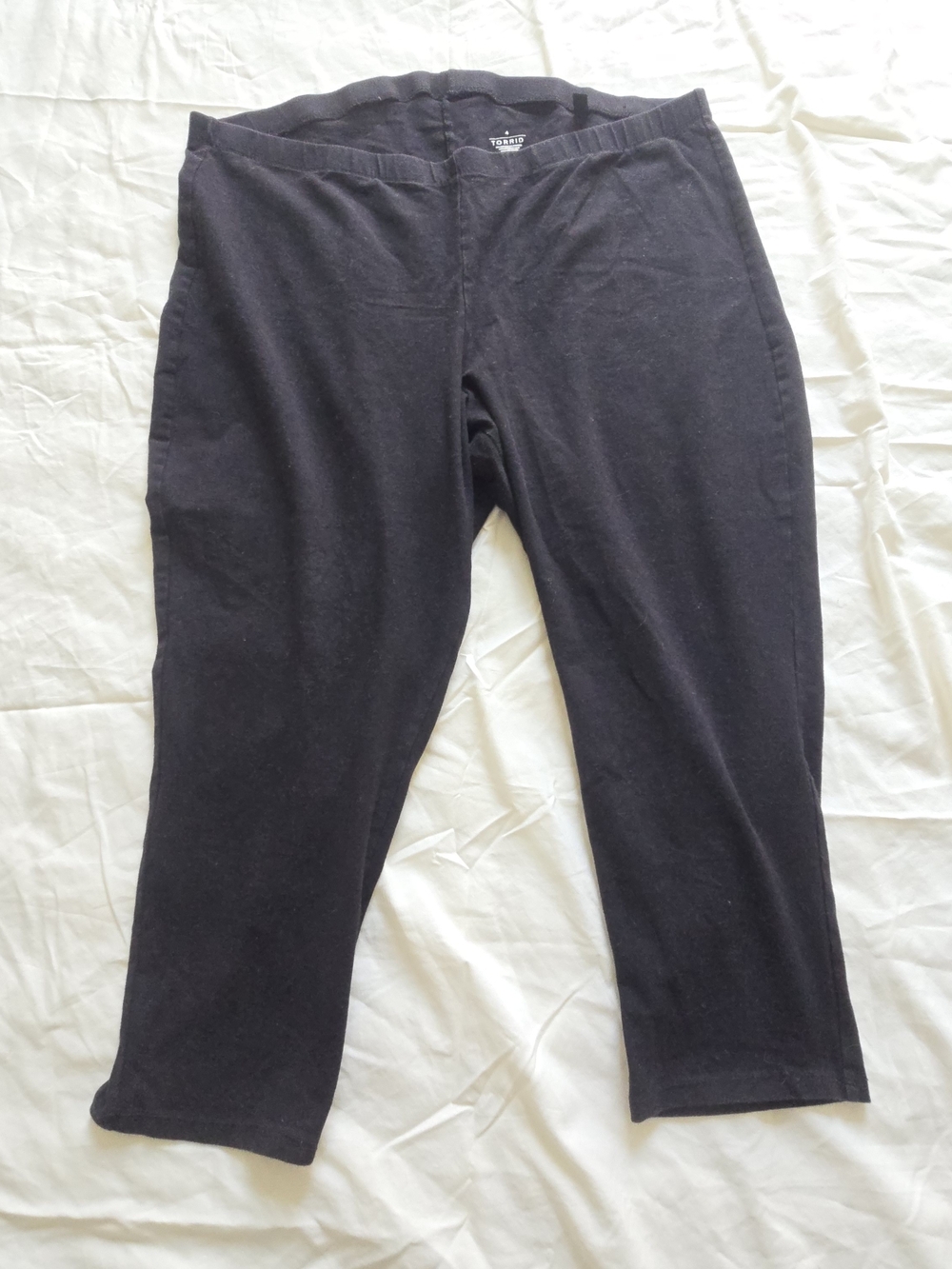 torrid Black Stretch Cotton Leggings
